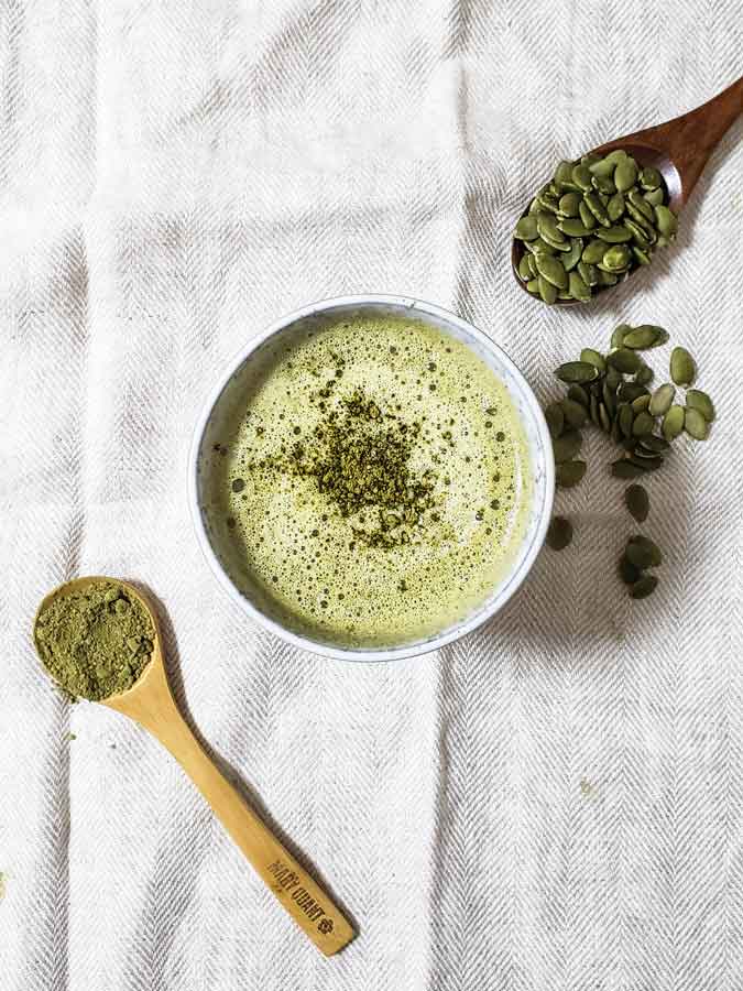 vegan matcha green tea