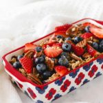 Strawberry baked oats