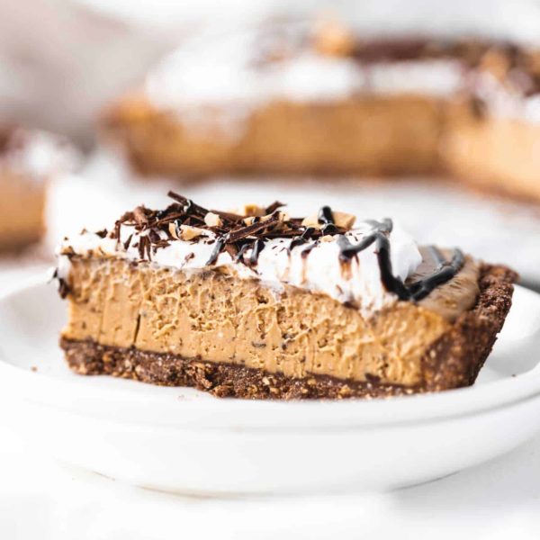 No Bake Peanut Butter Pie – vegan and gluten-free