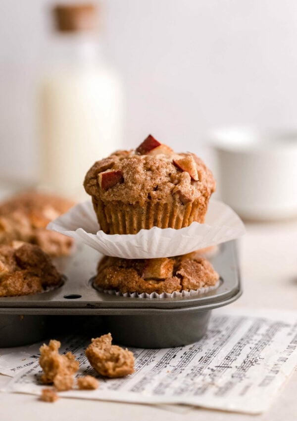 Vegan Apple Cinnamon Muffins – Easy and Healthier
