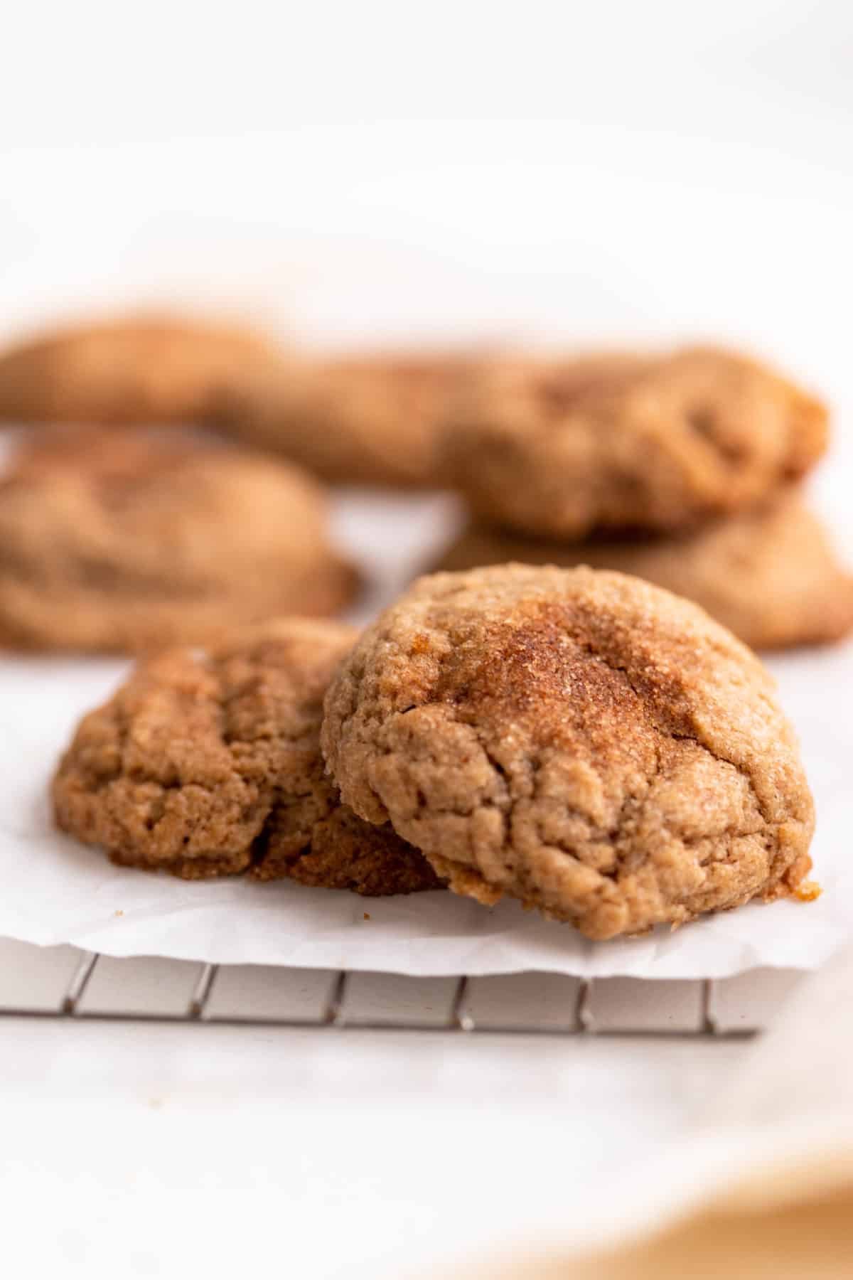 easy vegan cinnamon cookies