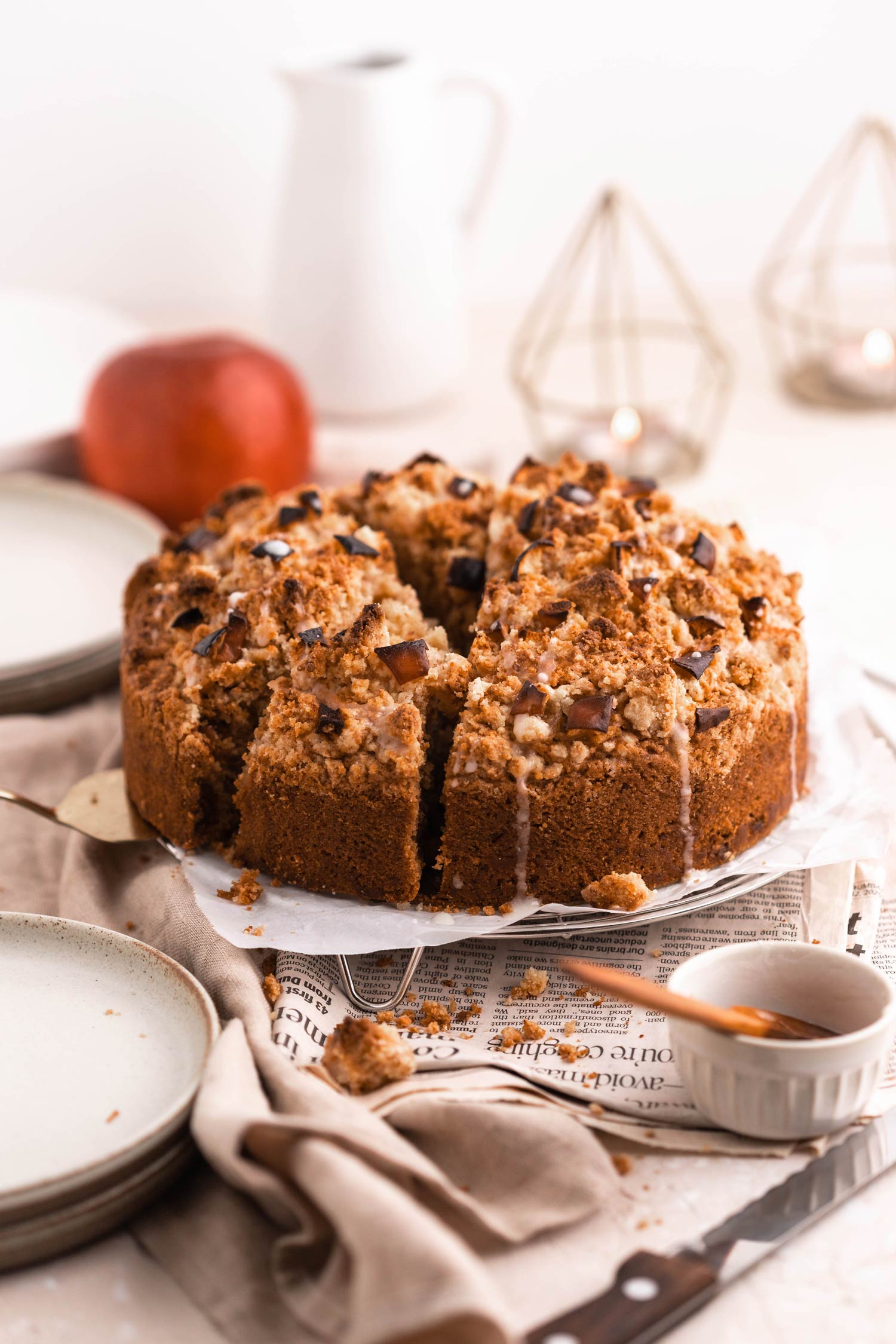 Simple Vegan Cinnamon Crumb Cake (Gluten Free) – Sincerely Tori