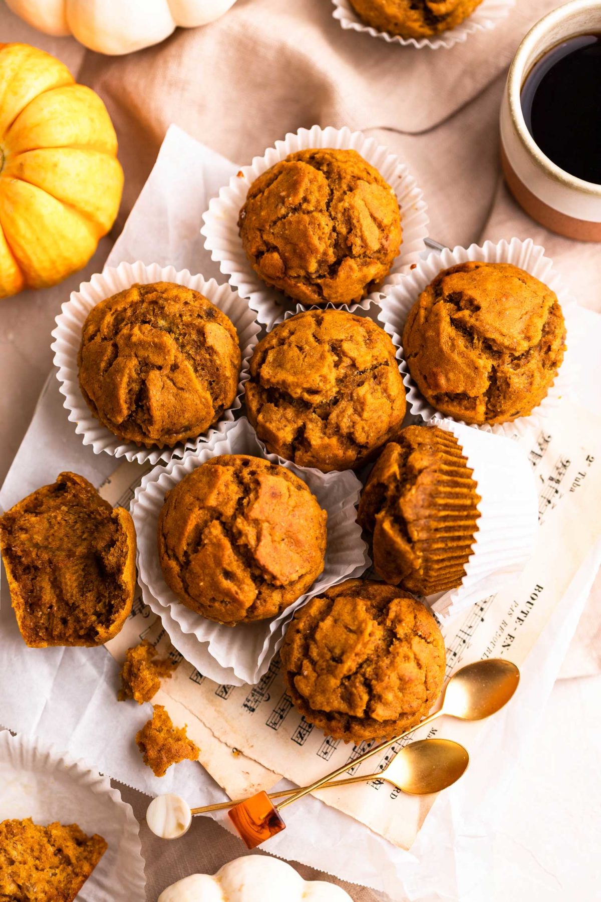 how to make vegan pumpkin banana muffins