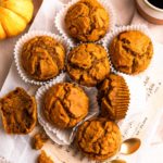 how to make vegan pumpkin banana muffins