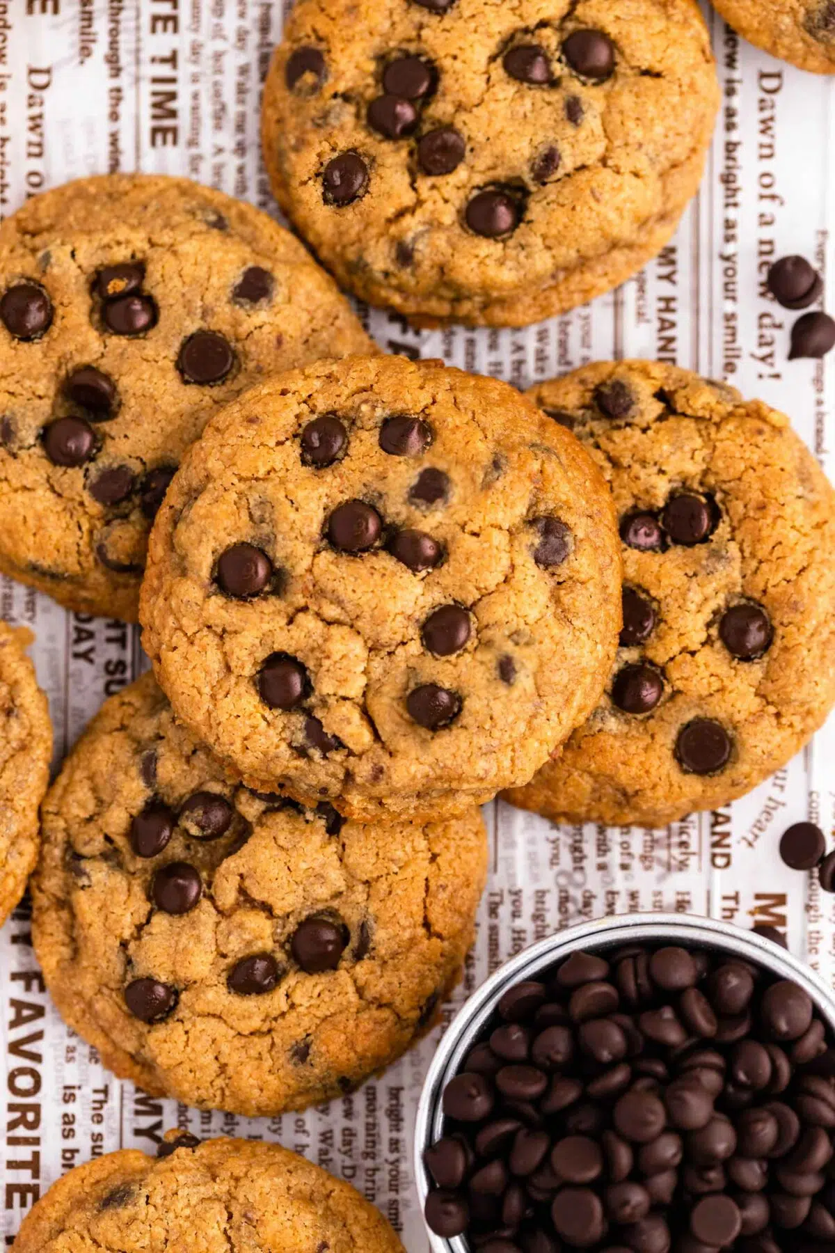 the best vegan peanut butter chocolate chip cookies