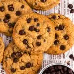 the best vegan peanut butter chocolate chip cookies