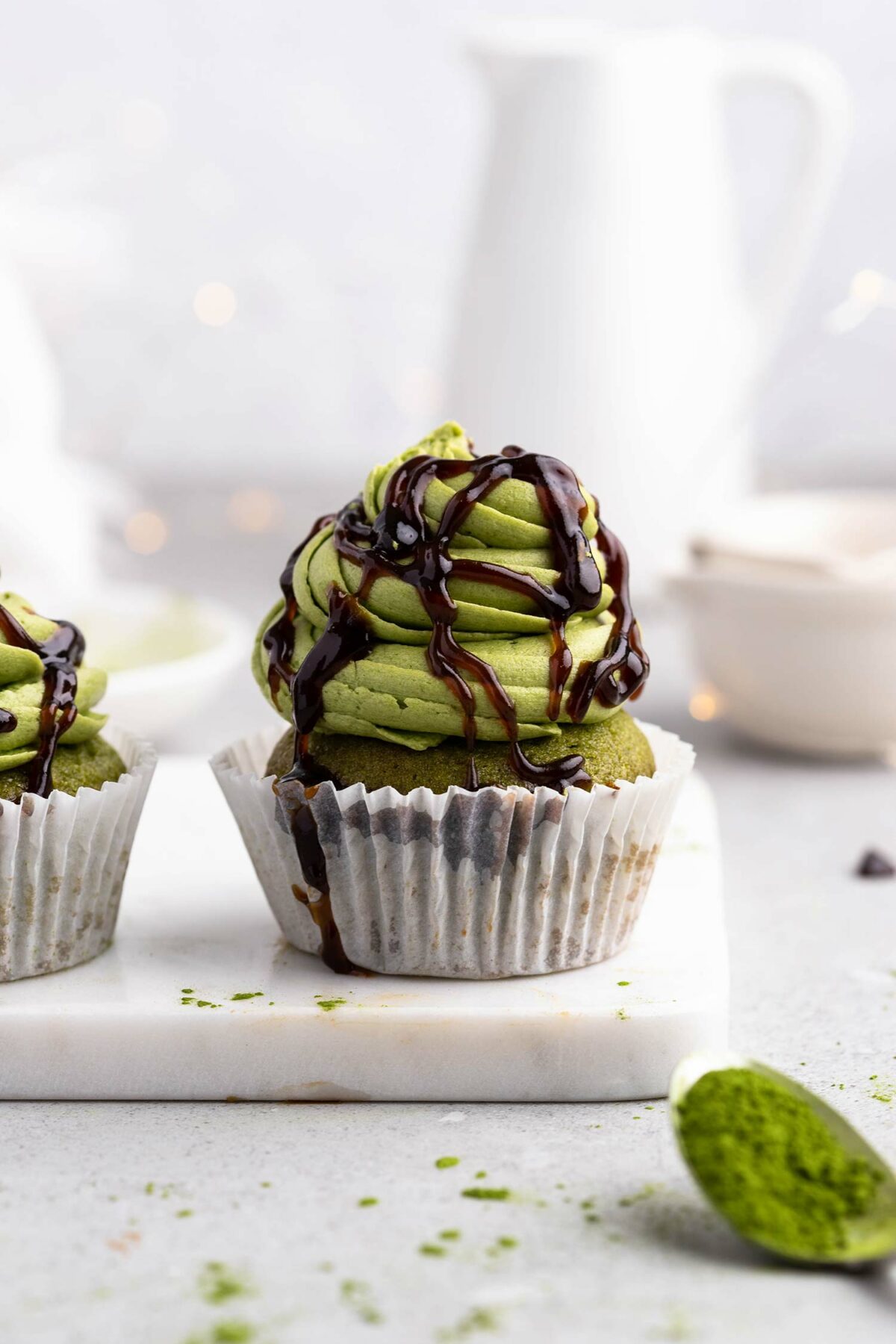 easy vegan matcha cupcakes