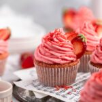 egan strawberry cupcakes