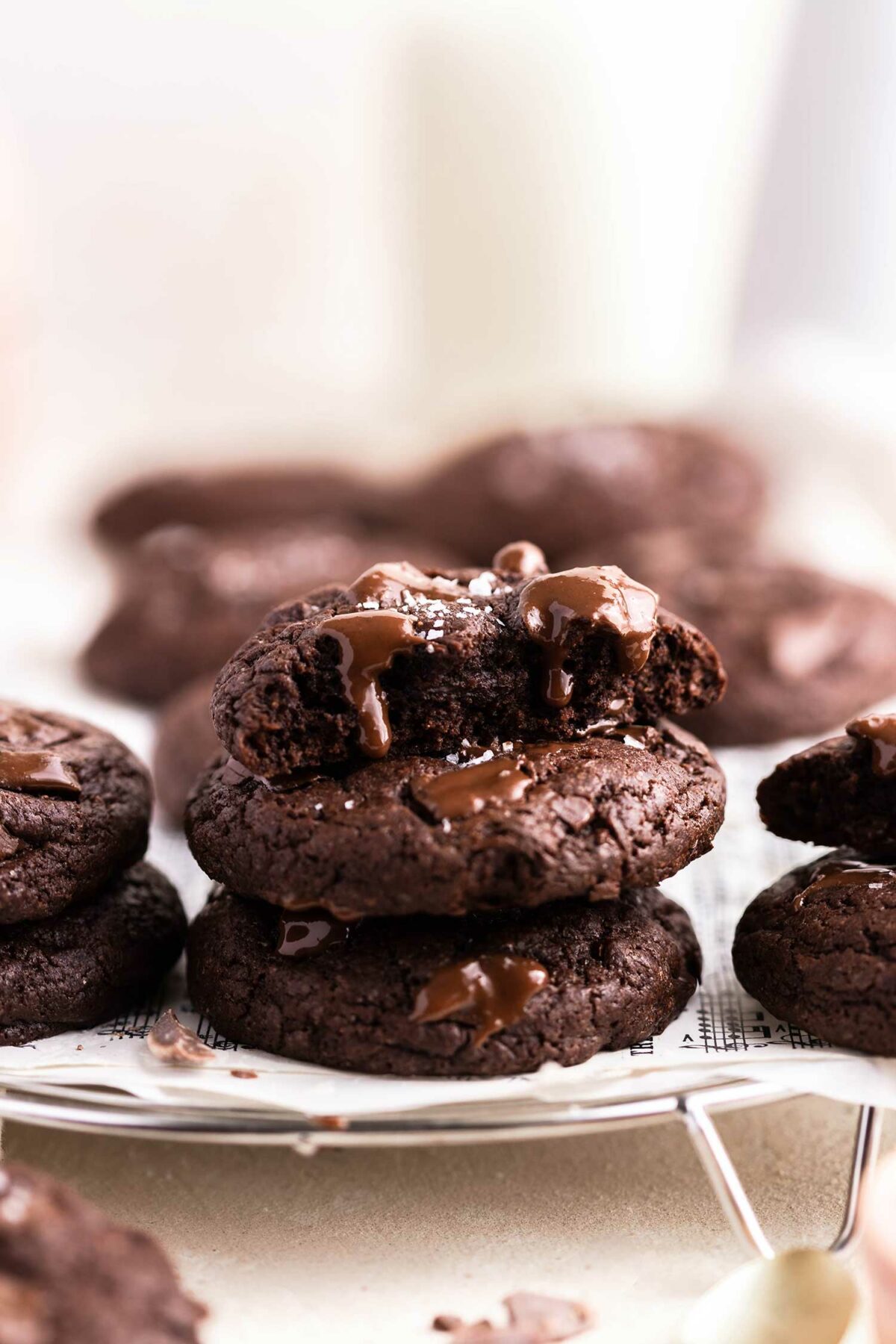 vegan double chocolate chip cookies recipe