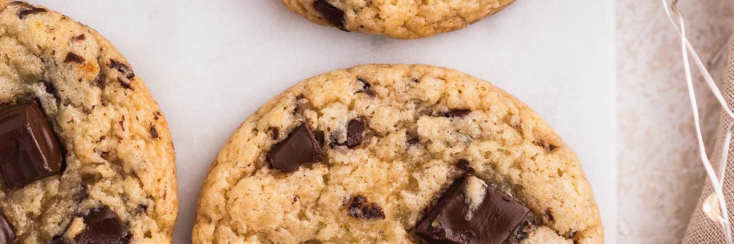 Easy Vegan Miso Cookies with Chocolate Chips