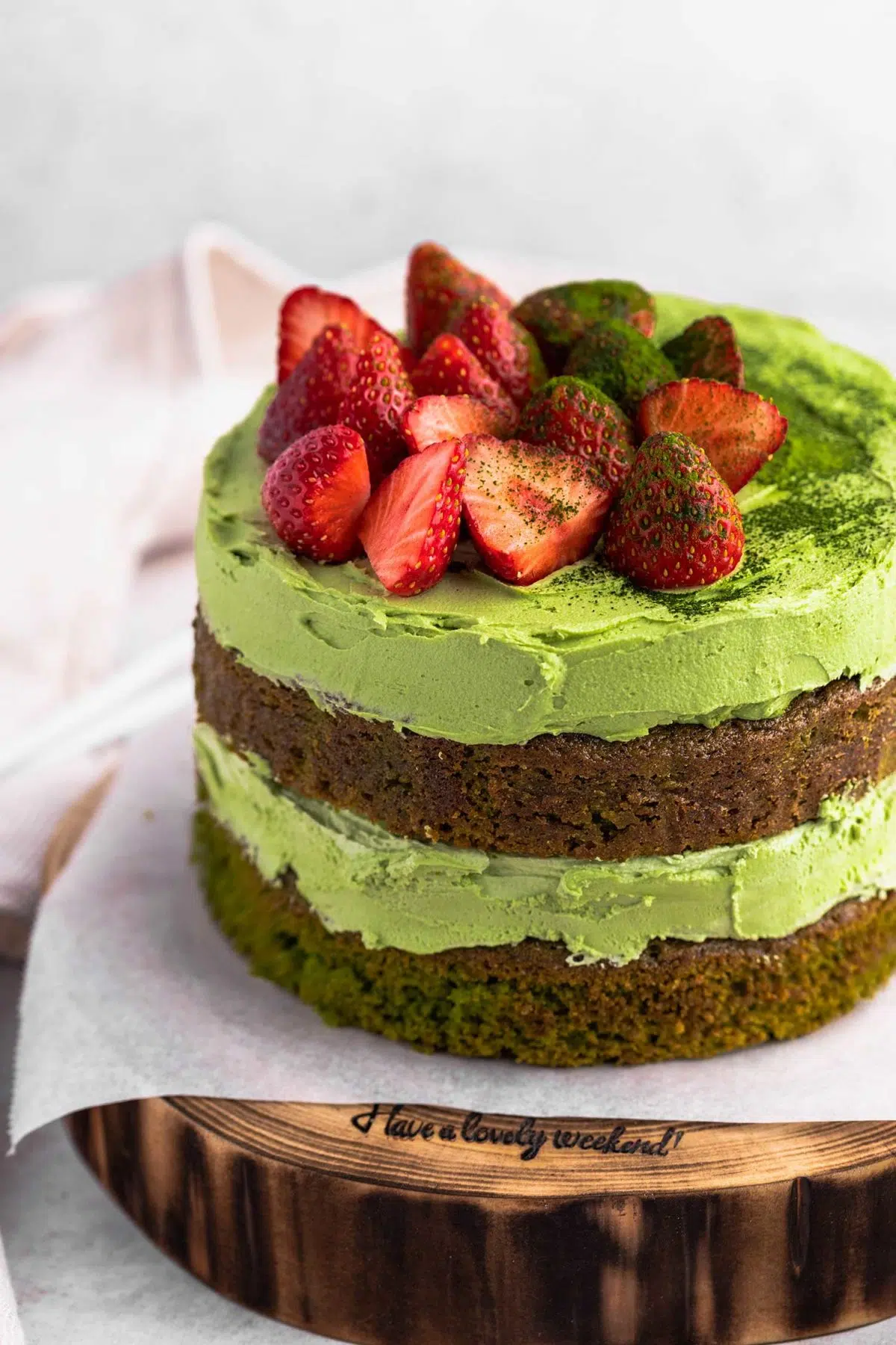 The best vegan matcha cake