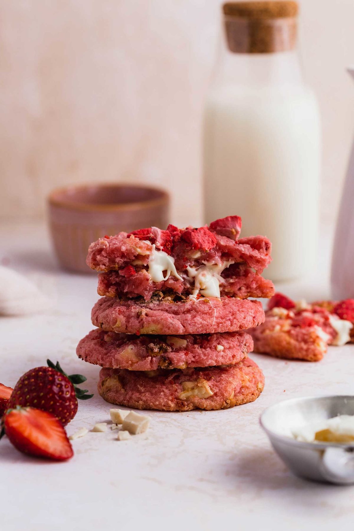 the best strawberry cookies