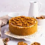 vegan biscoff cheesecake