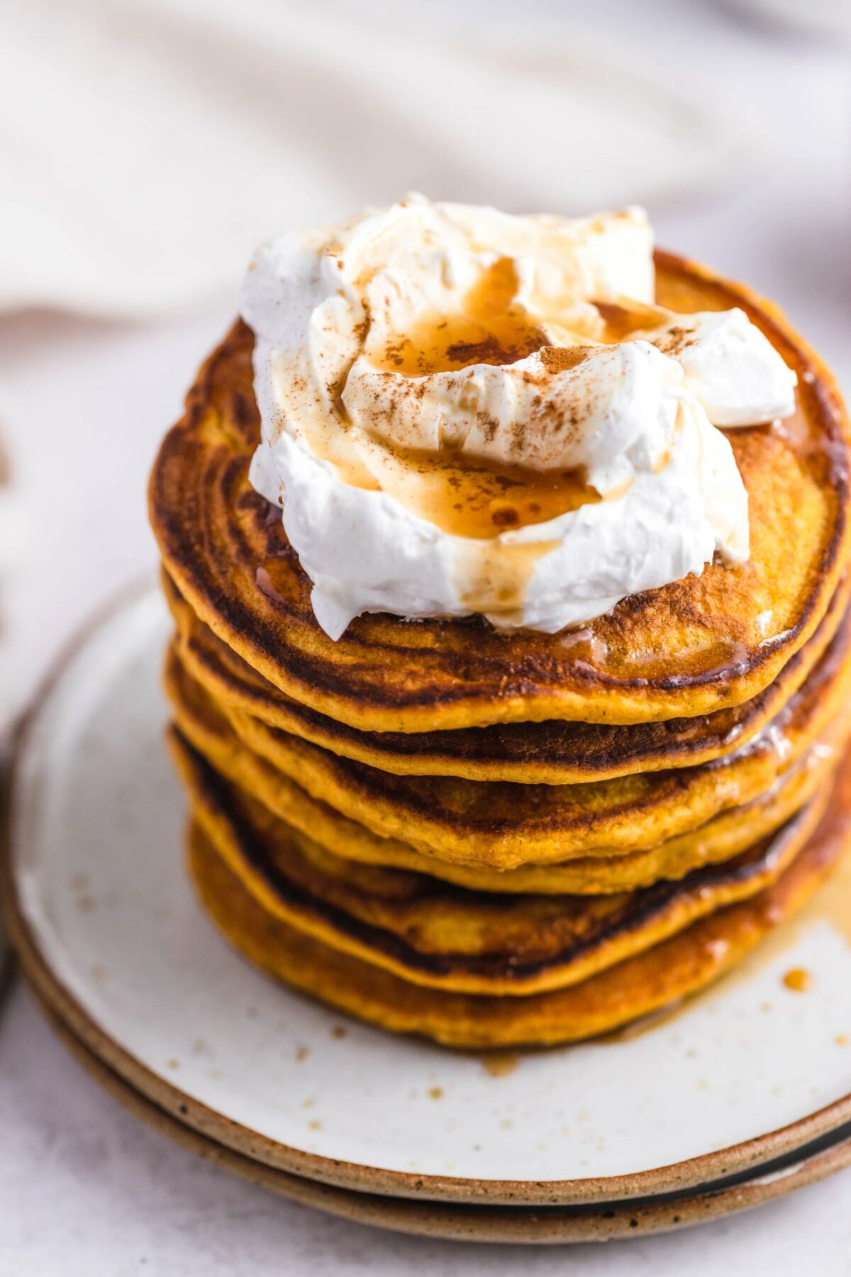 easy vegan pumpkin pancakes