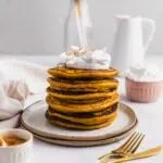 vegan pumpkin pancakes