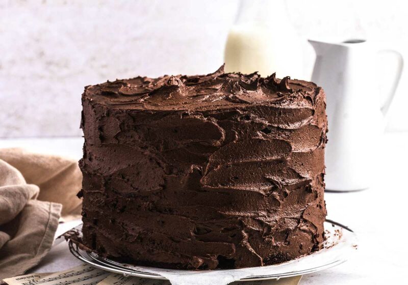 vegan brownie cake