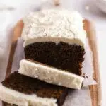 vegan ginger loaf cake