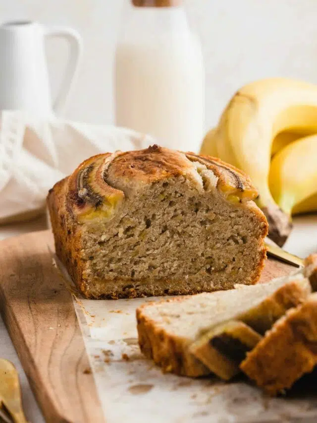 Easy! Vegan 5 Ingredient Banana Bread Recipe