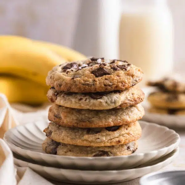 Vegan Banana Chocolate Chip Cookies – Chewy & Easy!