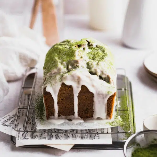 Vegan Matcha Pound Cake – Easy!