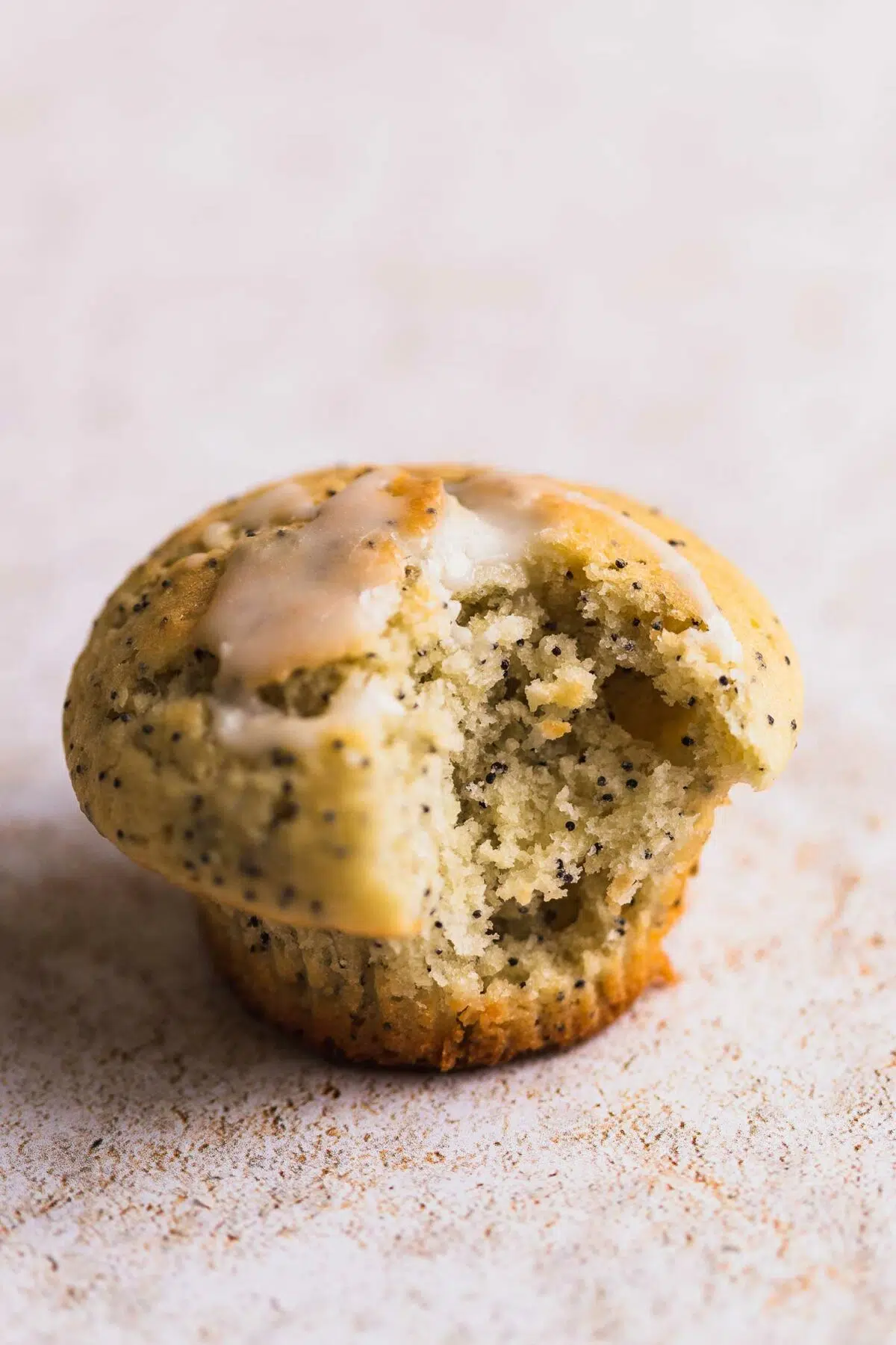 plant-based lemon poppy seed muffins