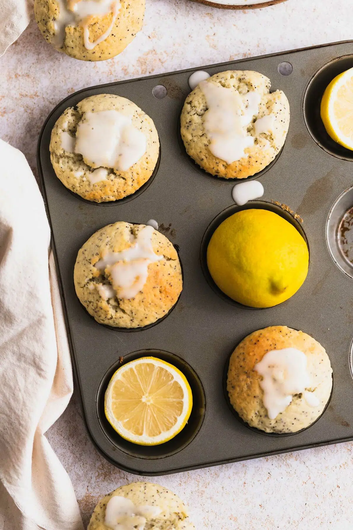 vegan lemon muffins