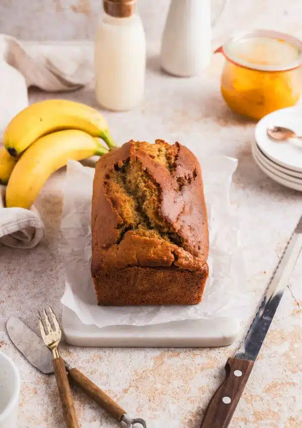 Vegan Pumpkin Banana Bread – Easy & 1 Bowl