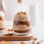 vegan biscoff cheesecake cup