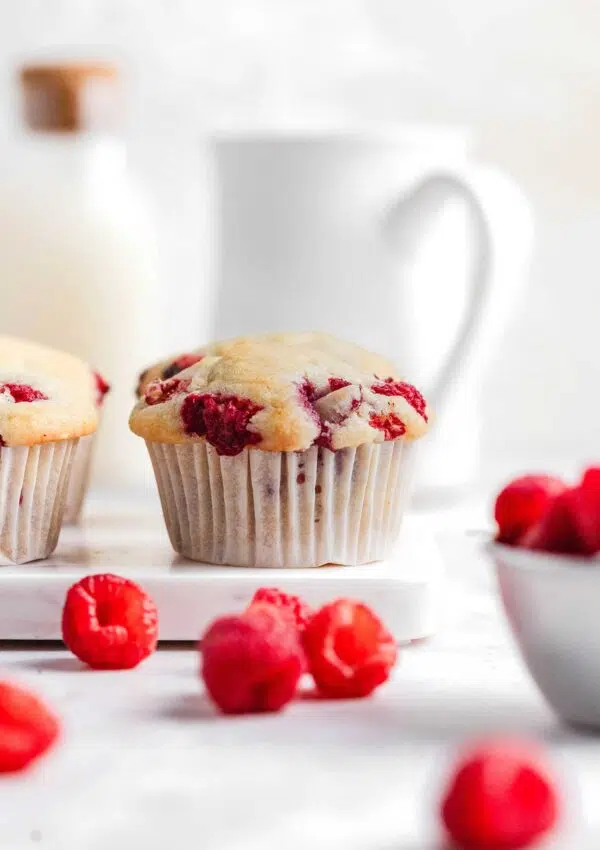 Vegan Raspberry Muffins –  Simple & Easy!