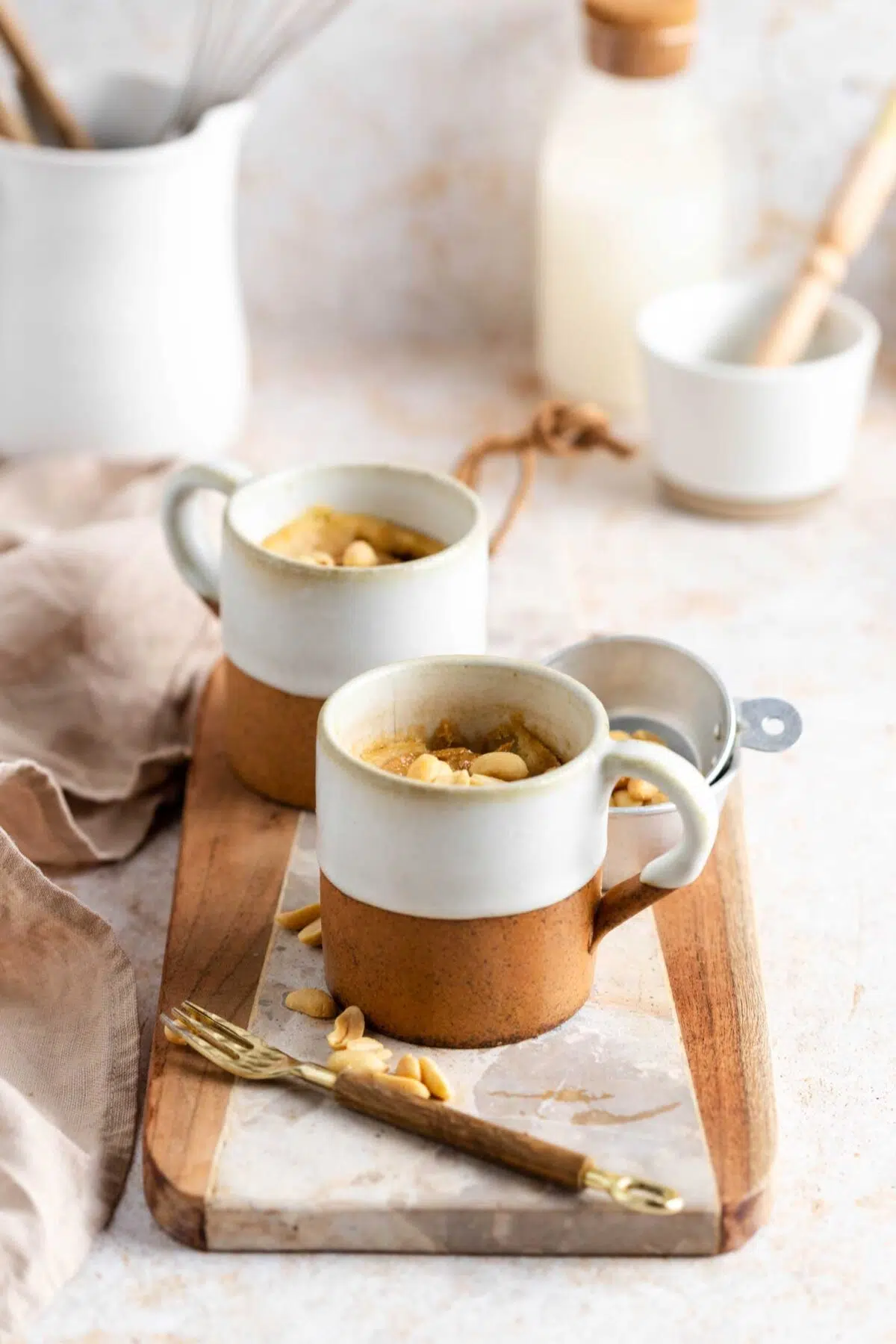 easy peanut butter mug cake
