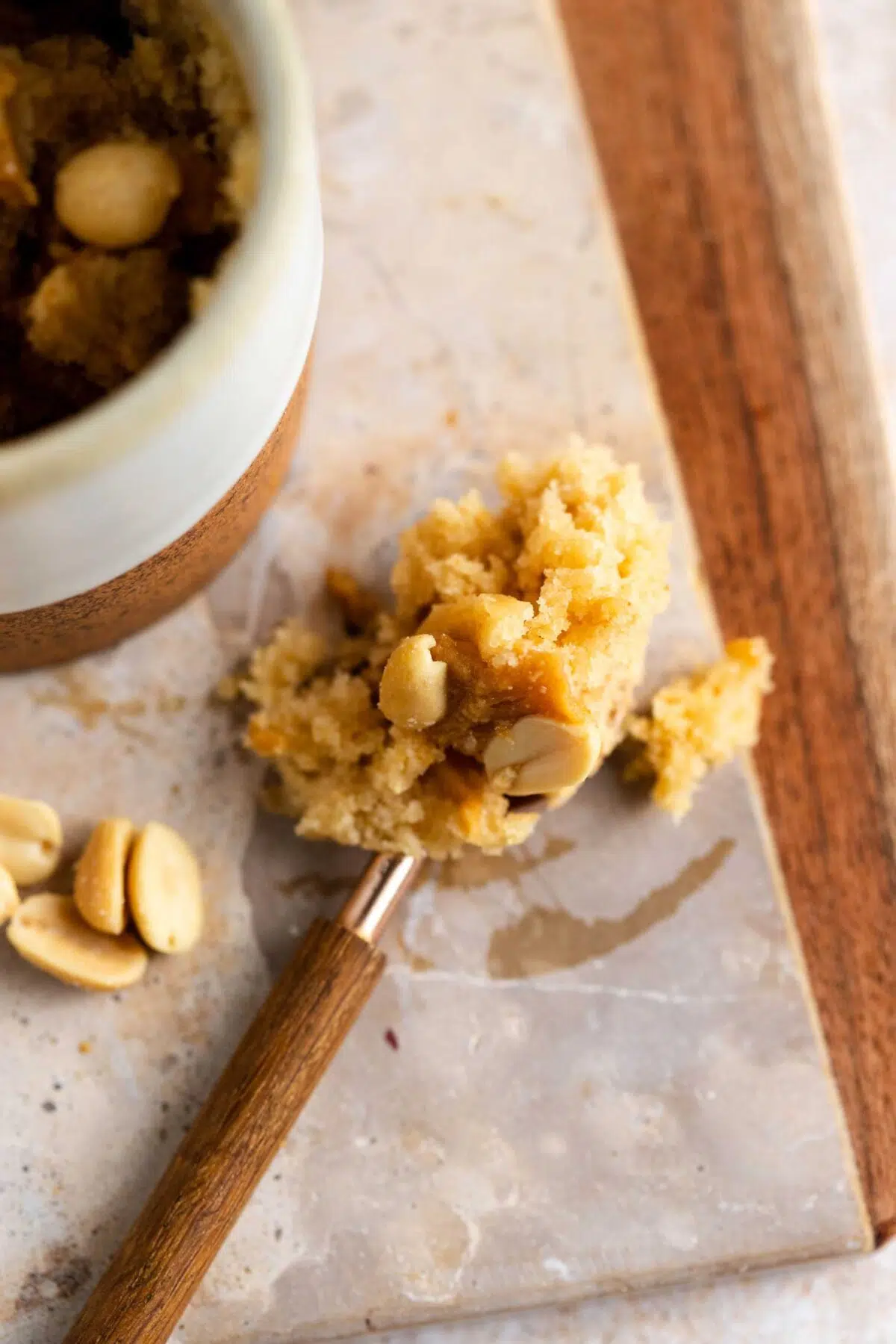 simple peanut butter mug cake