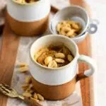 vegan peanut butter mug cake
