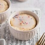 vegan vanilla mug cake