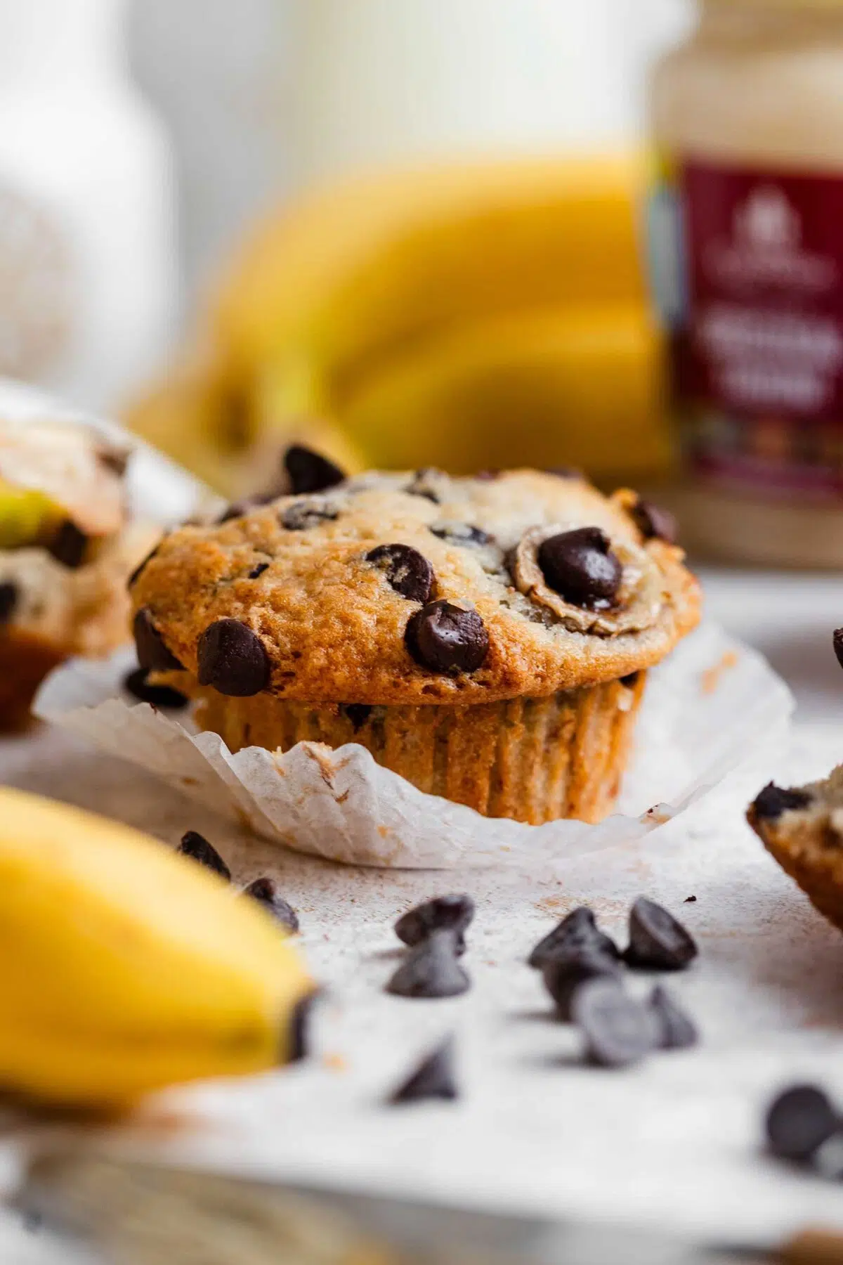 vegan banana muffins