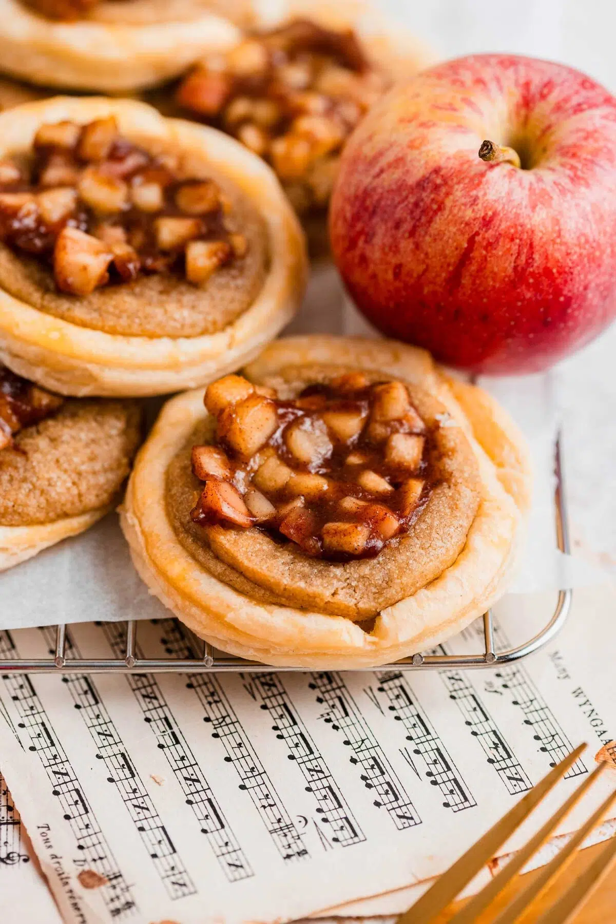 vegan apple pie cookies