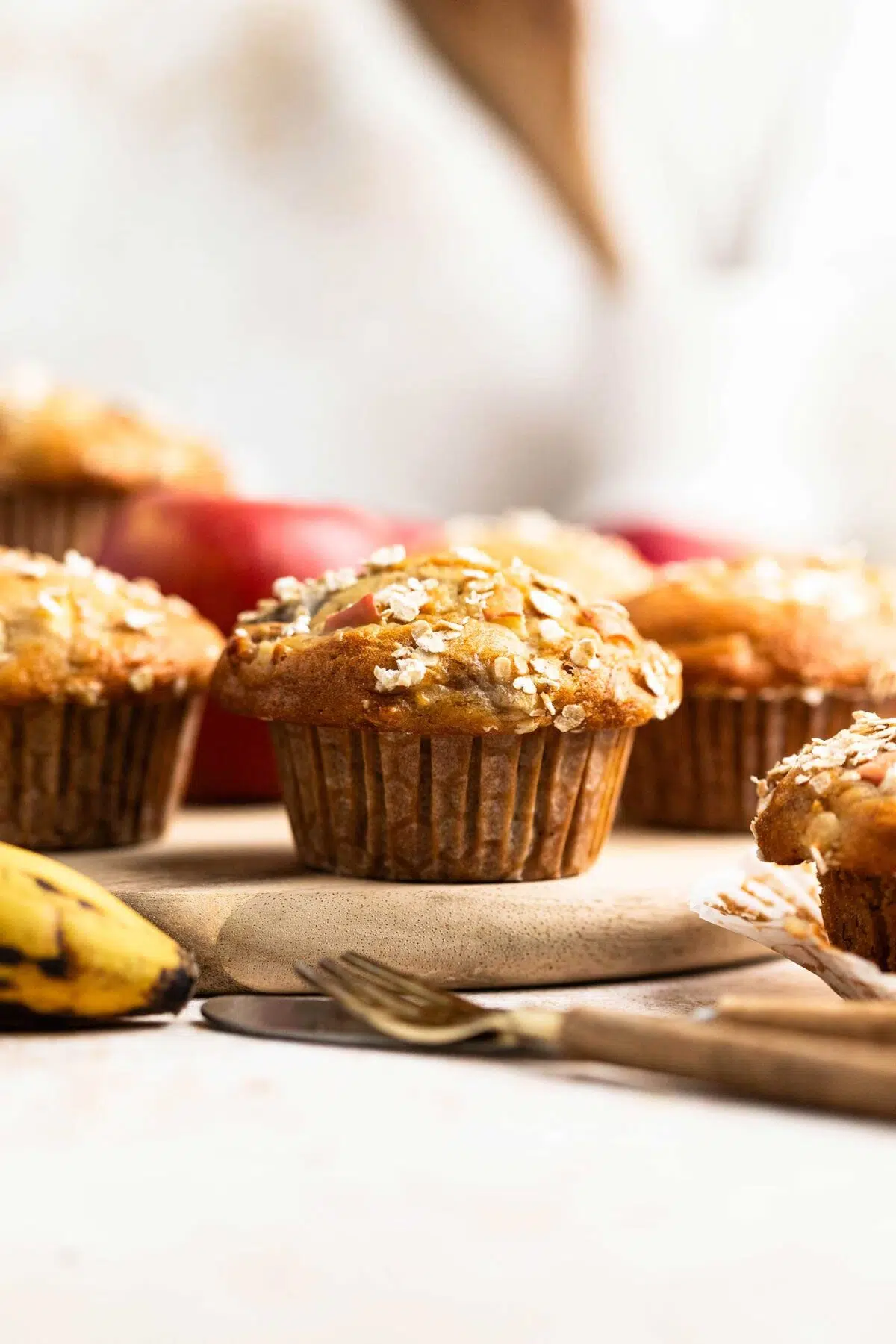 apple banana muffins