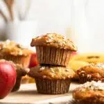 apple banana muffins easy