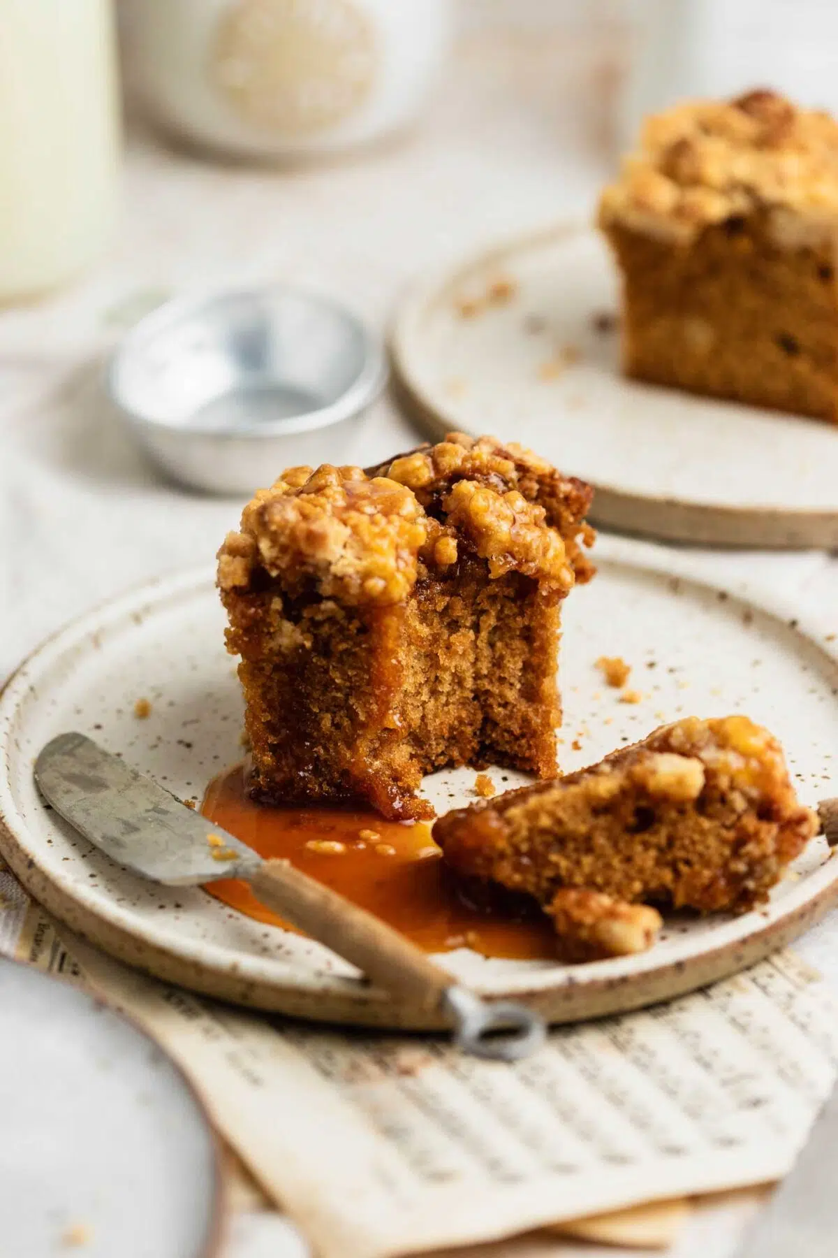 caramel coffee cake vegan
