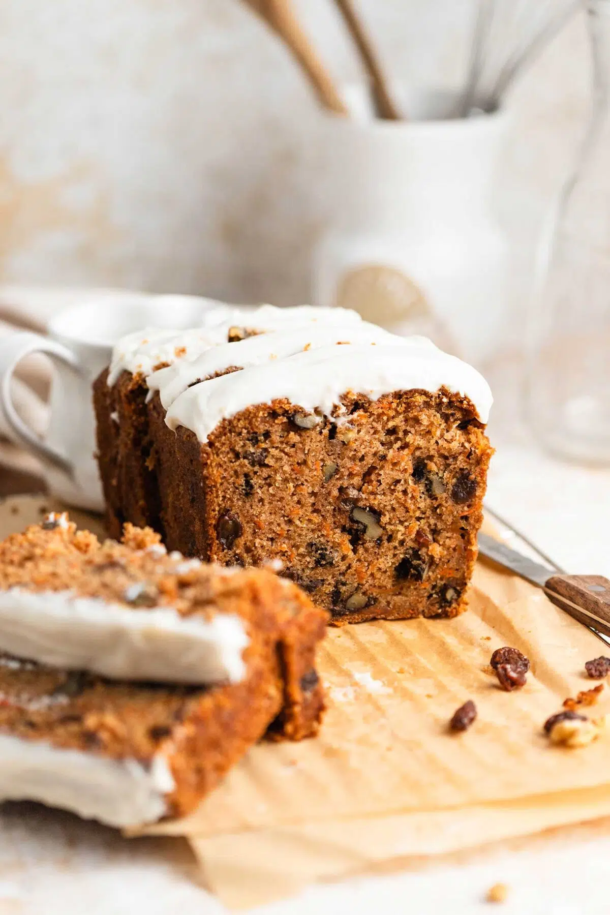 easy carrot cake loaf