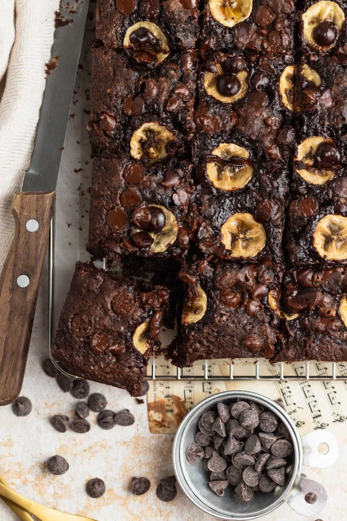 Banana brownies