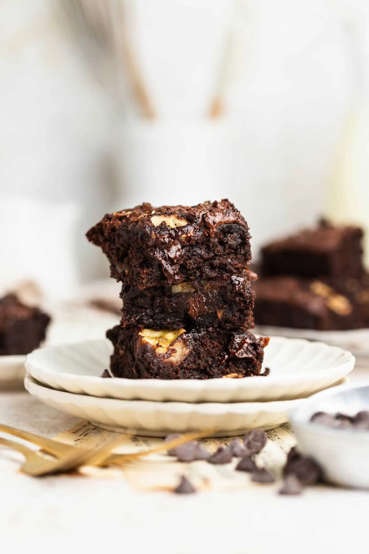 easy Banana brownies