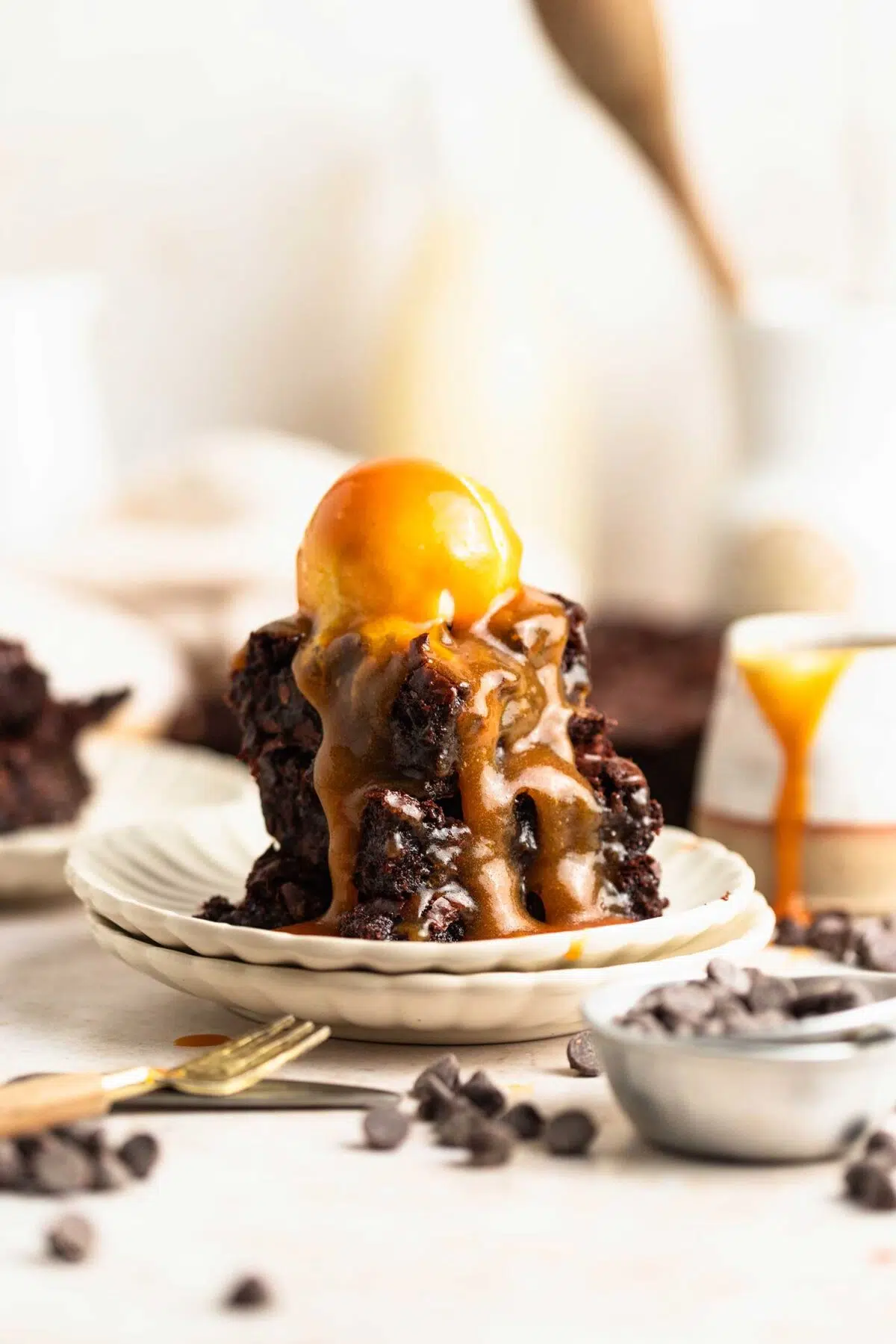 Vegan caramel brownies easy