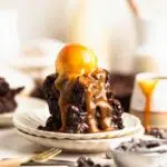 Vegan caramel brownies easy