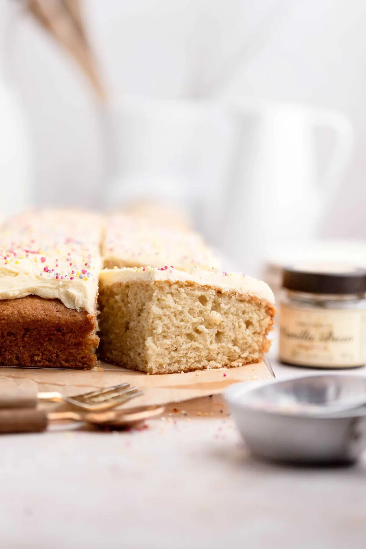 vanilla sheet cake