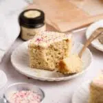 vanilla sheet cake easy