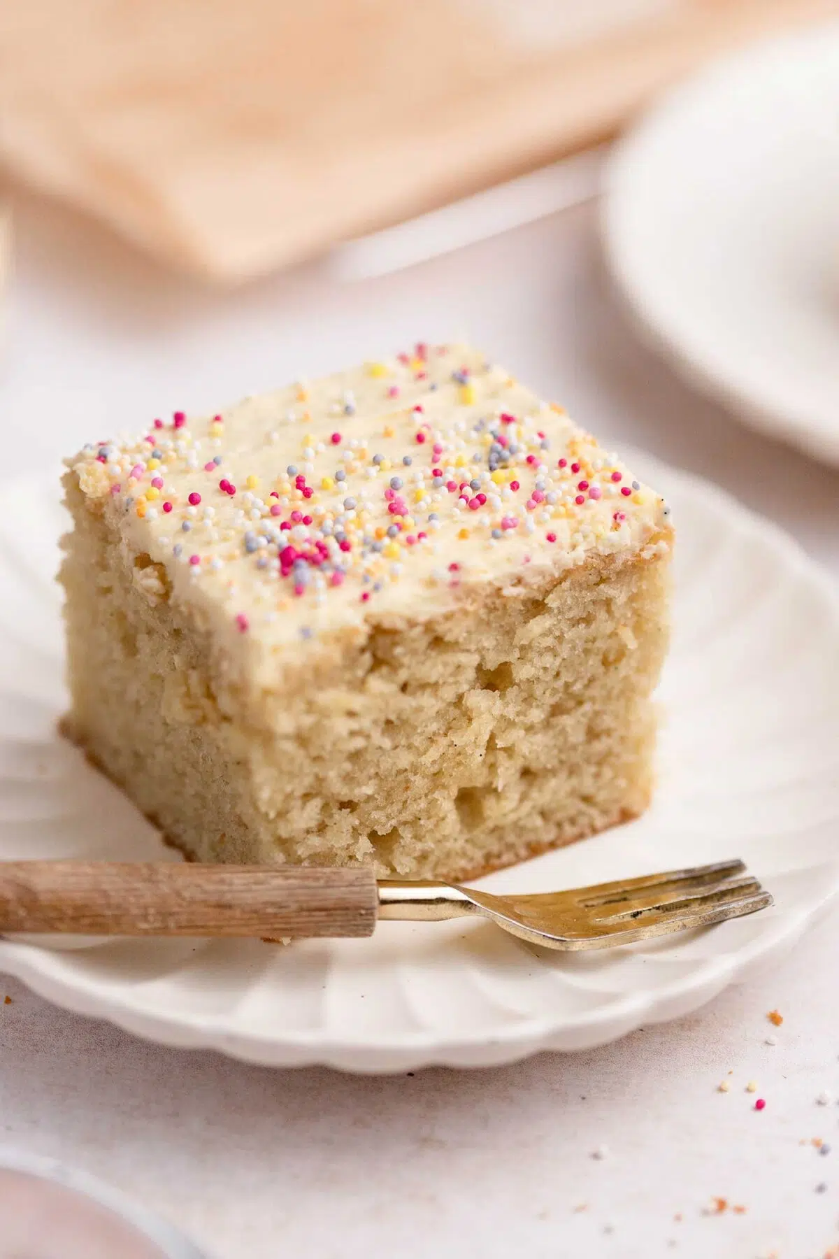 vanilla sheet cake vegan