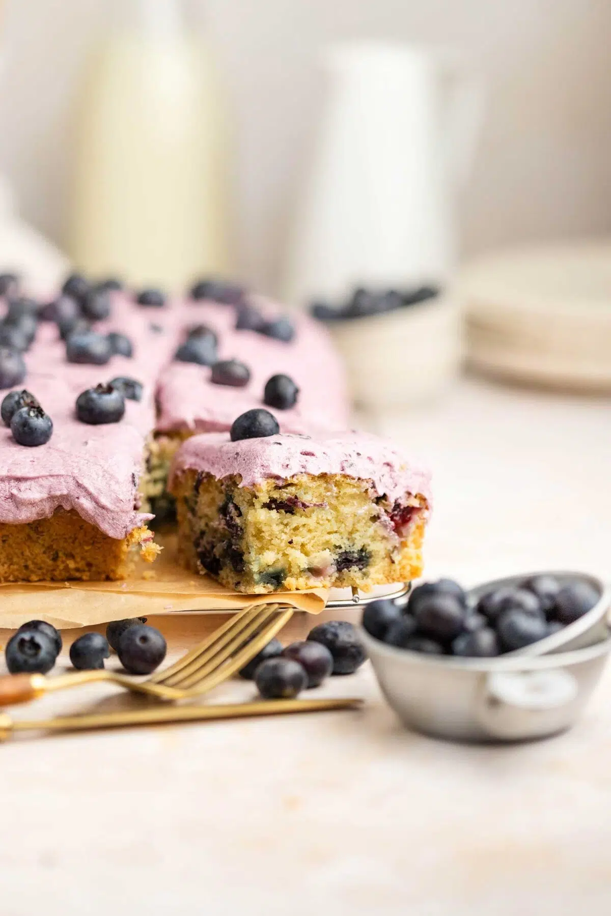 blueberry sheet cake