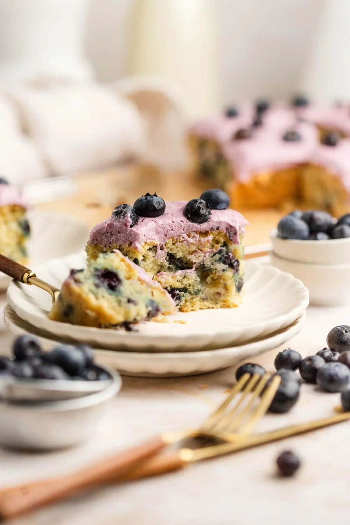 blueberry sheet cake easy