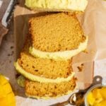 easy mango loaf cake